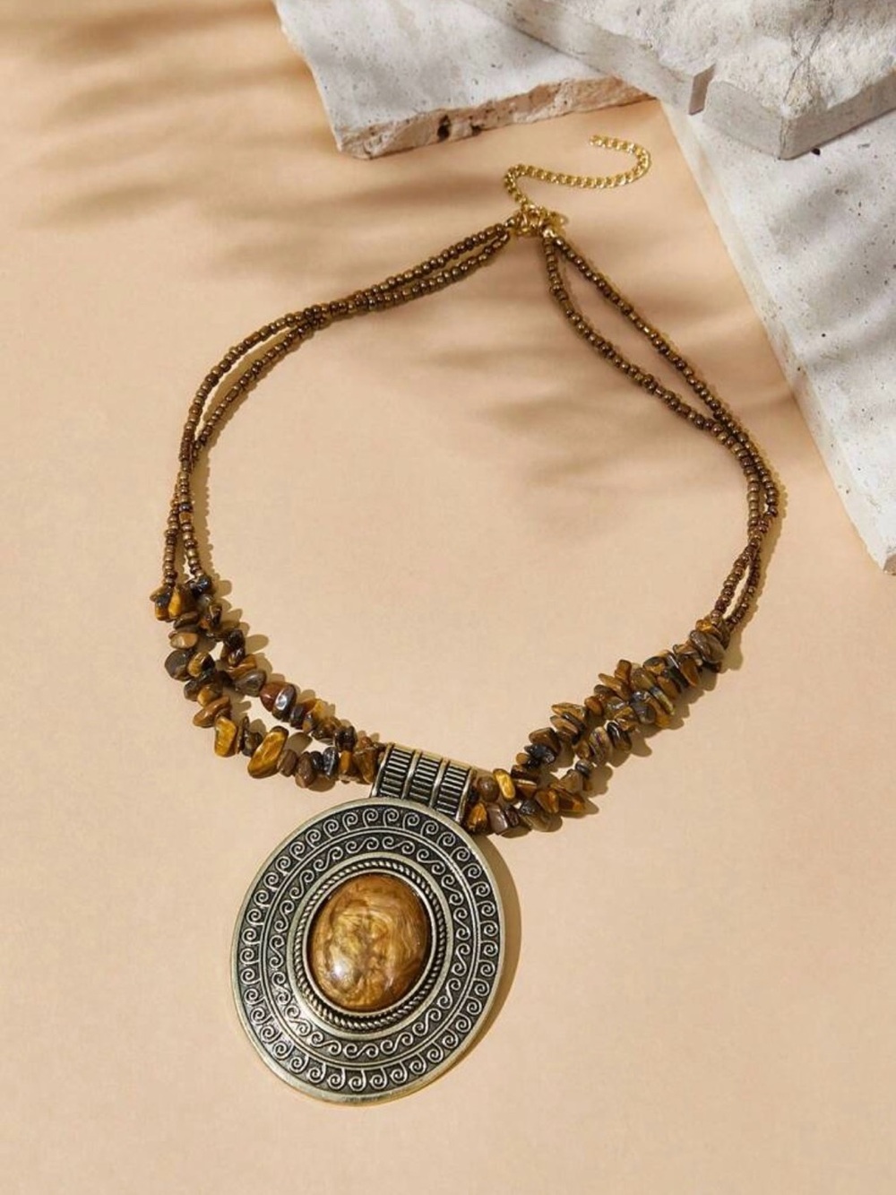 Boho  style statement Necklace - Picture 3 of 3